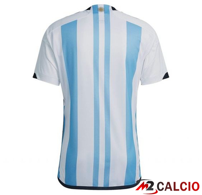 Insieme Maglie Calcio Argentina Prima (Pantaloncini + Calzini) Coppa Del Mondo 2022