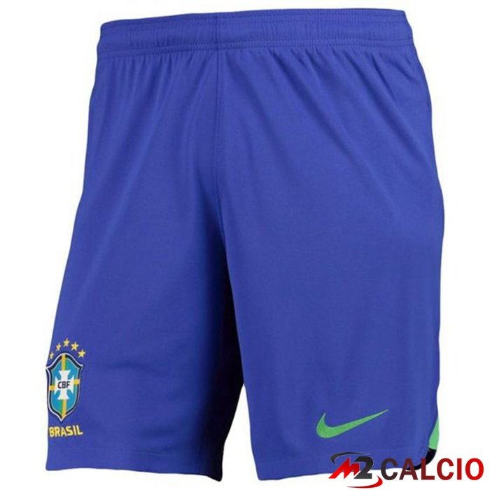 Insieme Maglie Calcio Brasile Prima + Pantaloncini Coppa Del Mondo 2022