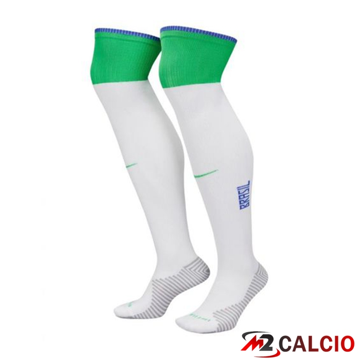 Insieme Maglie Calcio Brasile Prima (Pantaloncini + Calzini) Coppa Del Mondo 2022