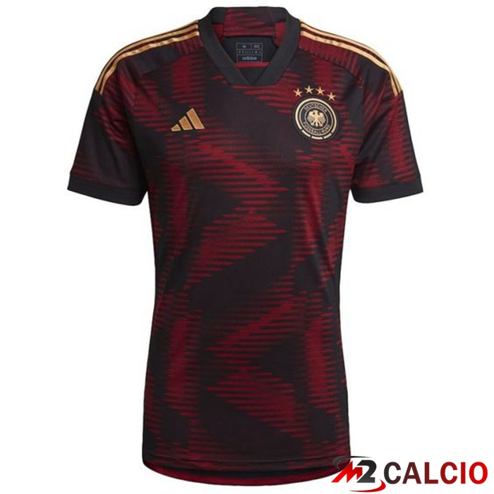 Insieme Maglie Calcio Germania Seconda + Pantaloncini Coppa Del Mondo 2022