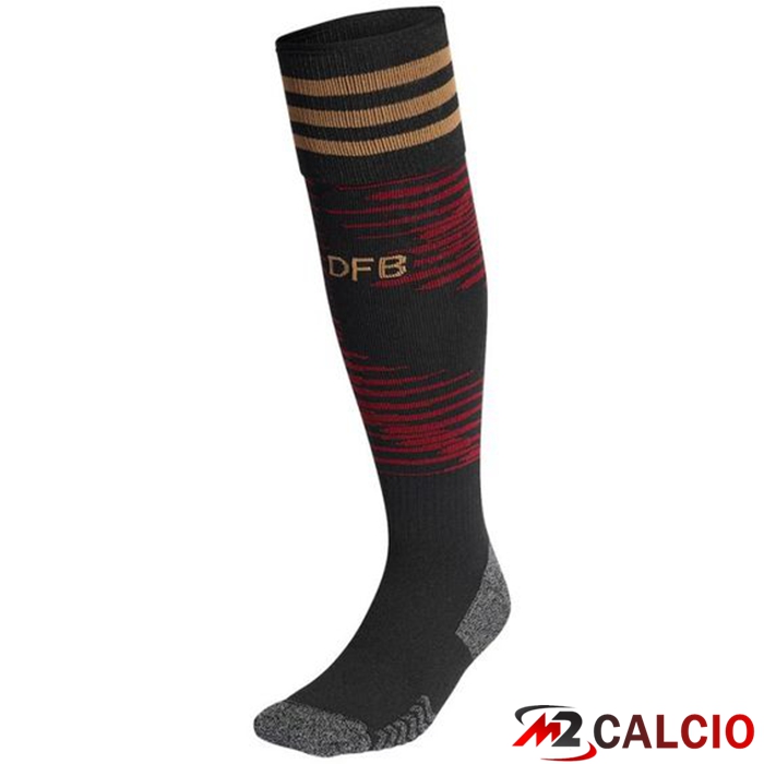 Insieme Maglie Calcio Germania Seconda (Pantaloncini + Calzini) Coppa Del Mondo 2022