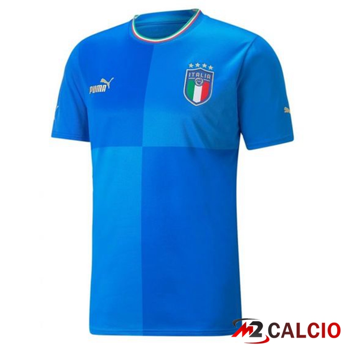 Insieme Maglie Calcio Italia Prima (Pantaloncini + Calzini) Coppa Del Mondo 2022