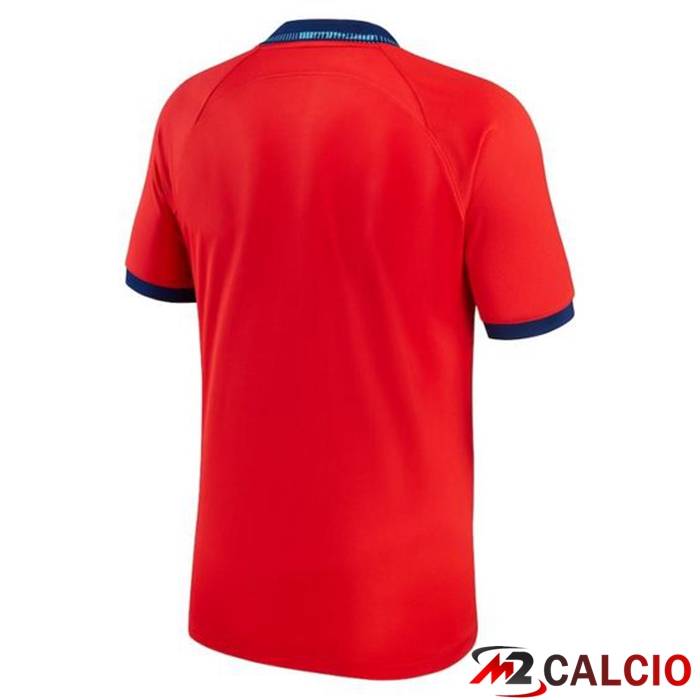 Insieme Maglie Calcio Inghilterra Seconda (Pantaloncini + Calzini) Coppa Del Mondo 2022