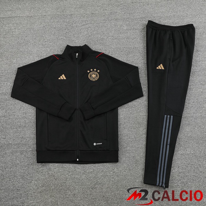 Insieme Tuta Calcio - Giacca Germania Nero 2022/2023