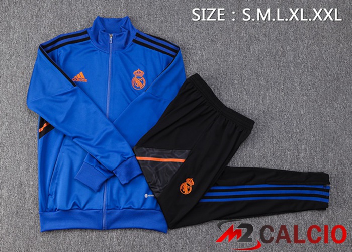 Insieme Tuta Calcio - Giacca Real Madrid Blu 2022/2023