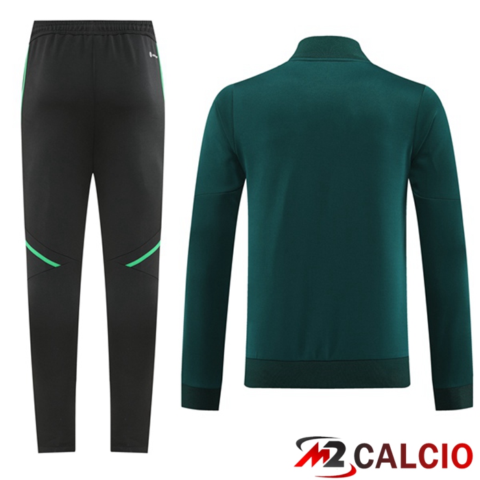 Insieme Tuta Calcio - Giacca Real Madrid Verde 2022/2023