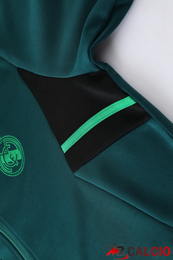 Insieme Tuta Calcio - Giacca Real Madrid Verde 2022/2023