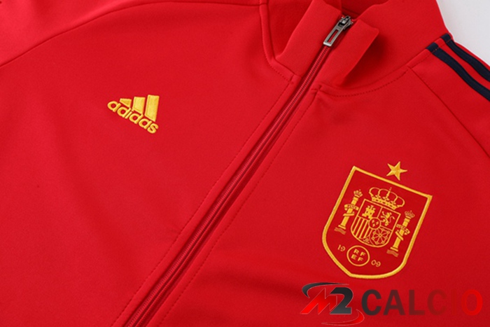 Insieme Tuta Calcio - Giacca Spagna Rosso 2022/2023