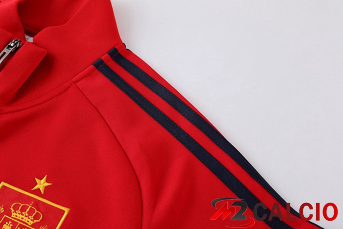 Insieme Tuta Calcio - Giacca Spagna Rosso 2022/2023