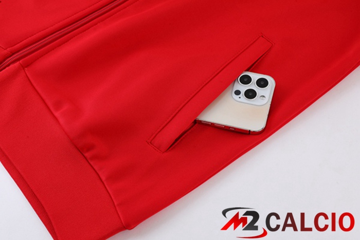 Insieme Tuta Calcio - Giacca Spagna Rosso 2022/2023
