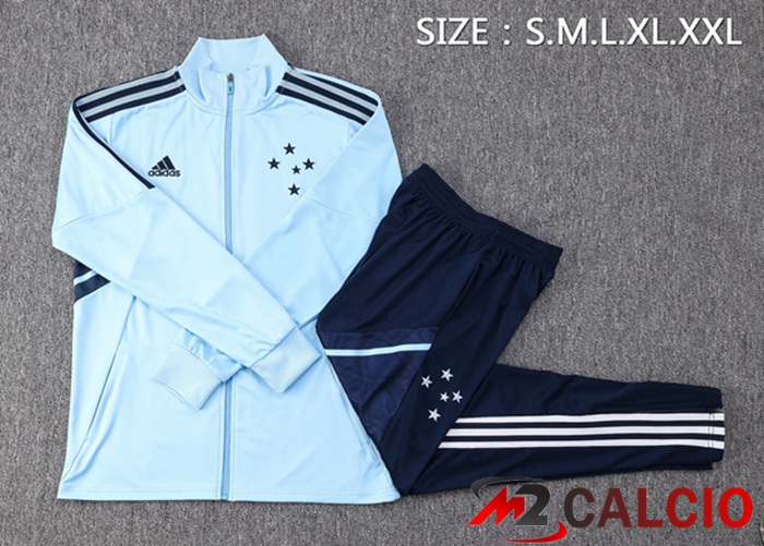 Insieme Tuta Calcio - Giacca Cruzeiro EC Blu 2022/2023