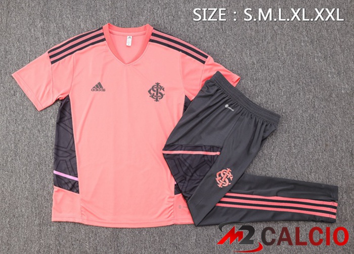 T Shirt Allenamento SC Internacional + Pantaloni Rosa 2022/2023