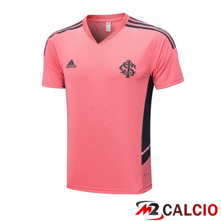Maglie Calcio Personalizzate,Tute Calcio Squadre,Maglia Nazionale Italiana Calcio | T Shirt Allenamento SC Internacional Rosa 2022/2023