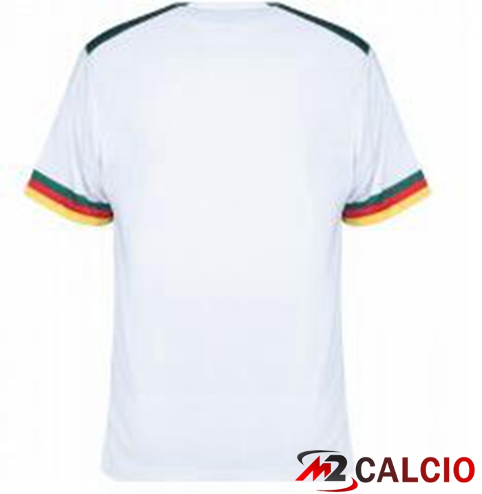 Maglie Calcio Camerun Seconda Bianco Verde Coppa Del Mondo 2022