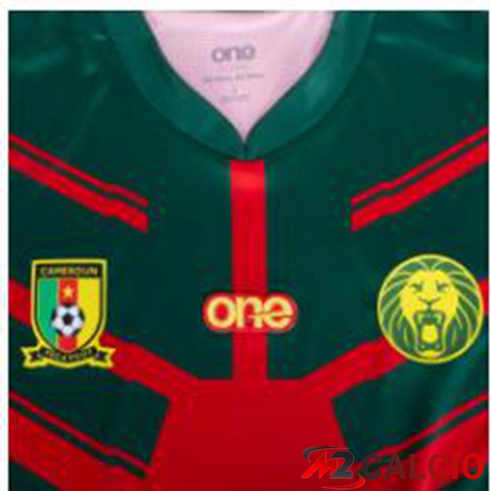 Maglie Calcio Camerun Terza Rosso Verde Coppa Del Mondo 2022