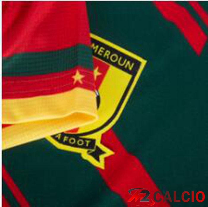 Maglie Calcio Camerun Terza Rosso Verde Coppa Del Mondo 2022