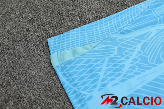 T Shirt Allenamento Inghilterra + Pantaloncini Blu 2022/2023
