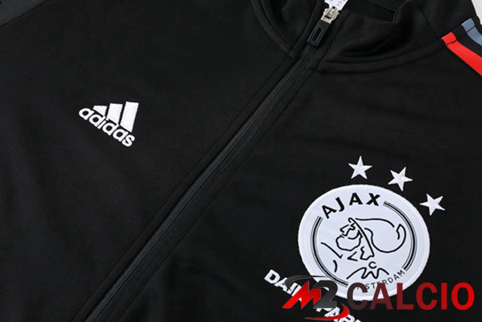 Insieme Tuta Calcio - Giacca AFC Ajax Nero 2022/2023