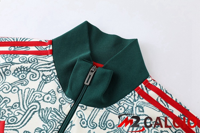 Insieme Tuta Calcio - Giacca Messico Bianco Verde 2022/2023