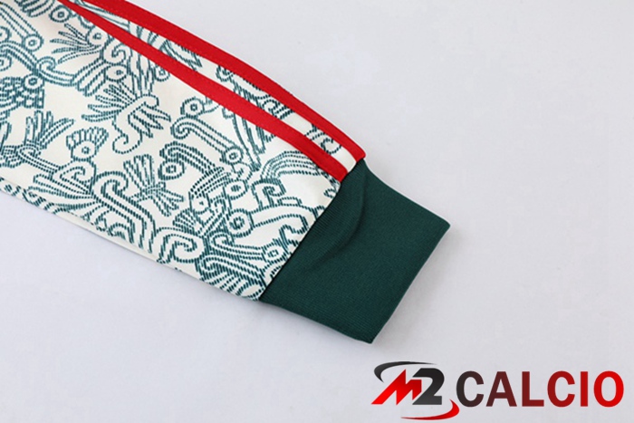 Insieme Tuta Calcio - Giacca Messico Bianco Verde 2022/2023