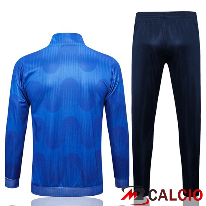 Insieme Tuta Calcio - Giacca Spagna Blu 2022/2023