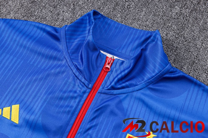 Insieme Tuta Calcio - Giacca Spagna Blu 2022/2023