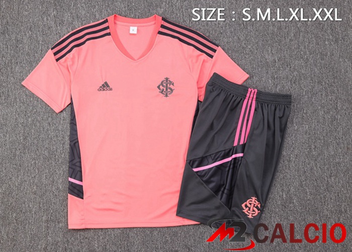 T Shirt Allenamento SC Internacional + Pantaloncini Rosa 2022/2023