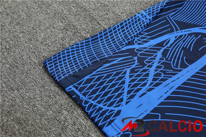 T Shirt Allenamento Paesi Bassi + Pantaloncini Blu Reale 2022/2023