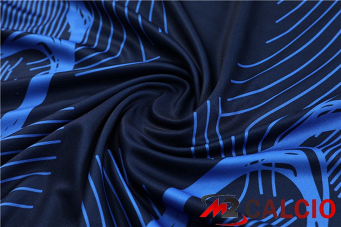 T Shirt Allenamento Paesi Bassi + Pantaloncini Blu Reale 2022/2023