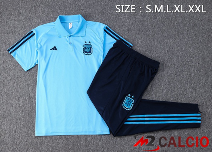 Maglia Polo Argentina + Pantaloni Blu 2023/2024
