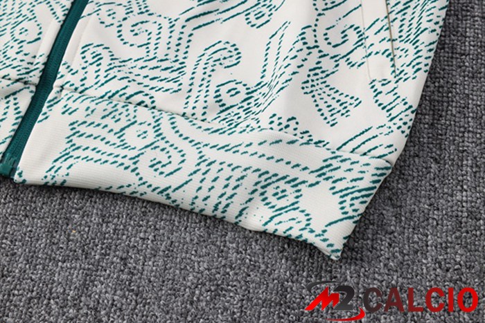 Insieme Tuta Calcio - Giacca Messico Bianco Verde 2023/2024