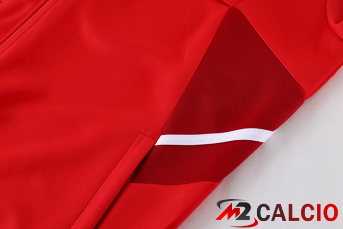 Insieme Tuta Calcio - Giacca Bayern Monaco Rosso 2023/2024