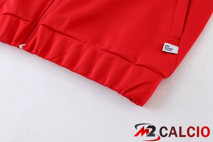 Insieme Tuta Calcio - Giacca Bayern Monaco Rosso 2023/2024