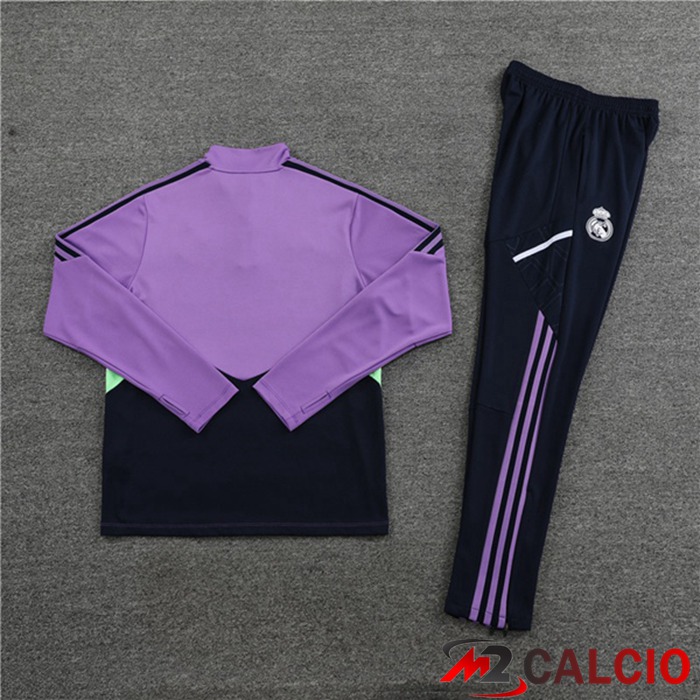 Insieme Tuta Calcio Real Madrid Viola 2023/2024