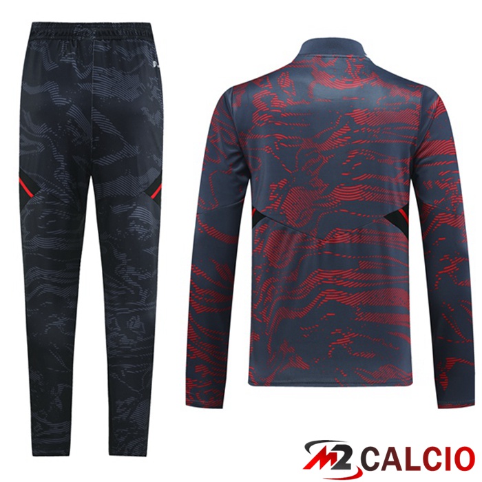 Insieme Tuta Calcio Bayern Monaco Rosso Nero 2023/2024
