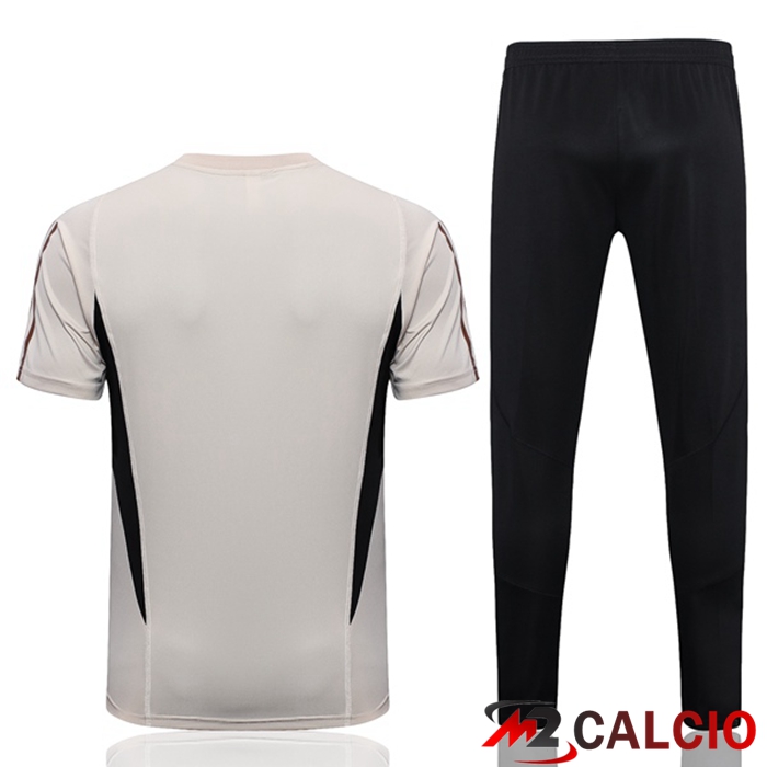 T Shirt Allenamento Germania + Pantaloni Marrone 2023/2024