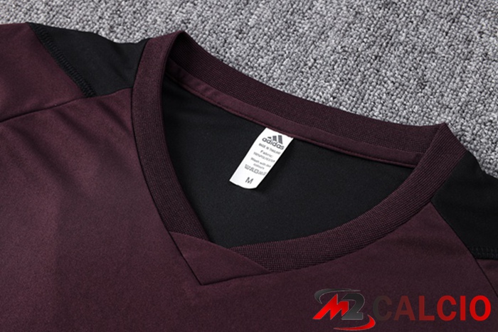 T Shirt Allenamento Germania + Pantaloni Rosso 2023/2024