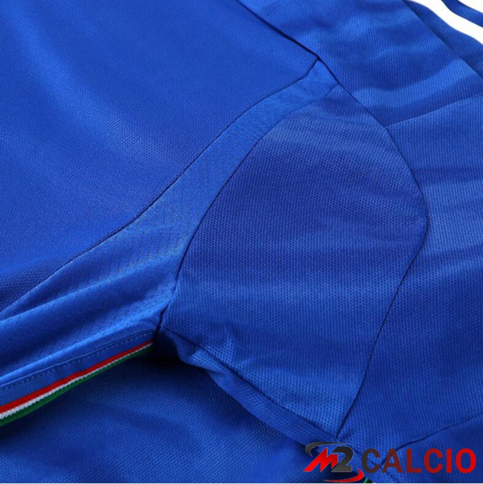 Maglie Calcio Italia Manica Lunga Prima Blu 2023/2024