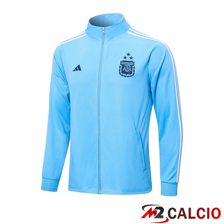 Maglie Calcio Personalizzate,Tute Calcio Squadre,Maglia Nazionale Italiana Calcio | Giacca Calcio Argentina Blu 2023/2024