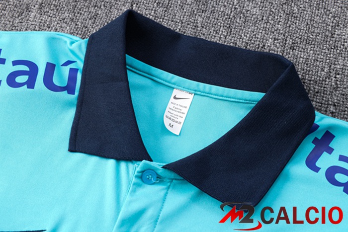 Maglia Polo Brasile + Pantaloni Blu 2023/2024