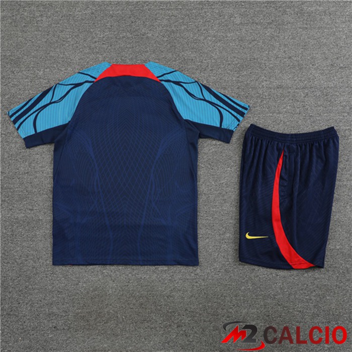 T Shirt Allenamento Portogallo + Pantaloncini Nero 2023/2024