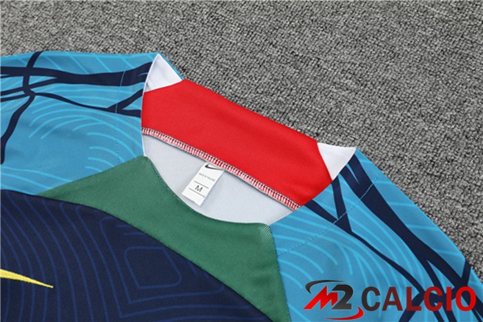 T Shirt Allenamento Portogallo + Pantaloncini Nero 2023/2024