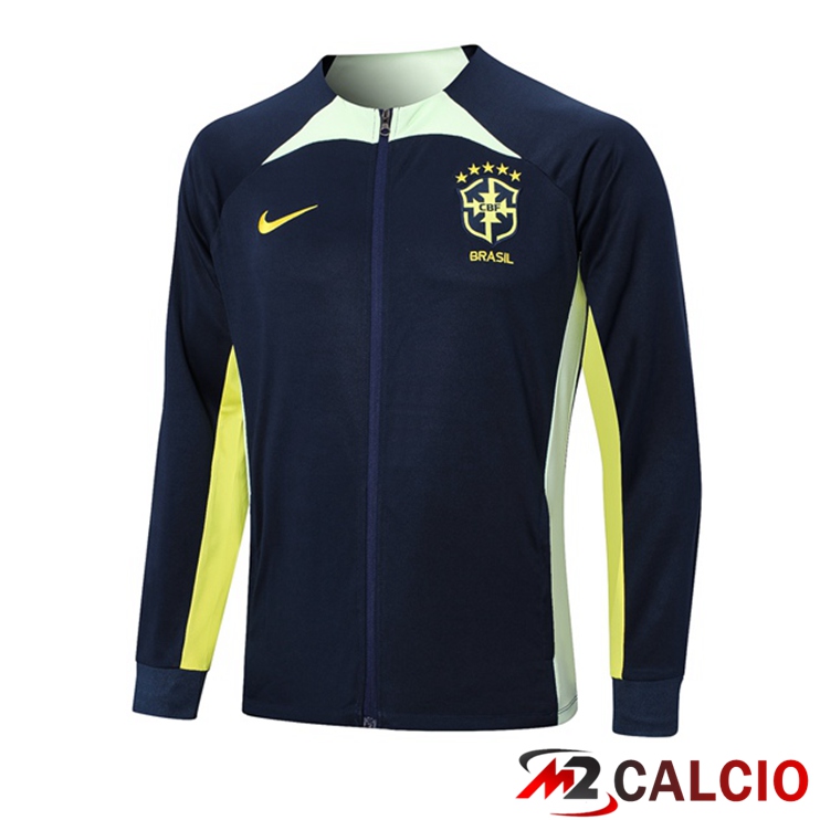 Maglie Calcio Personalizzate,Tute Calcio Squadre,Maglia Nazionale Italiana Calcio | Giacca Calcio Brasile Blu Reale 2023/2024