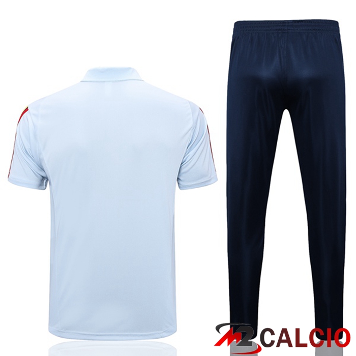Maglia Polo Spagna + Pantaloni Blu 2023/2024