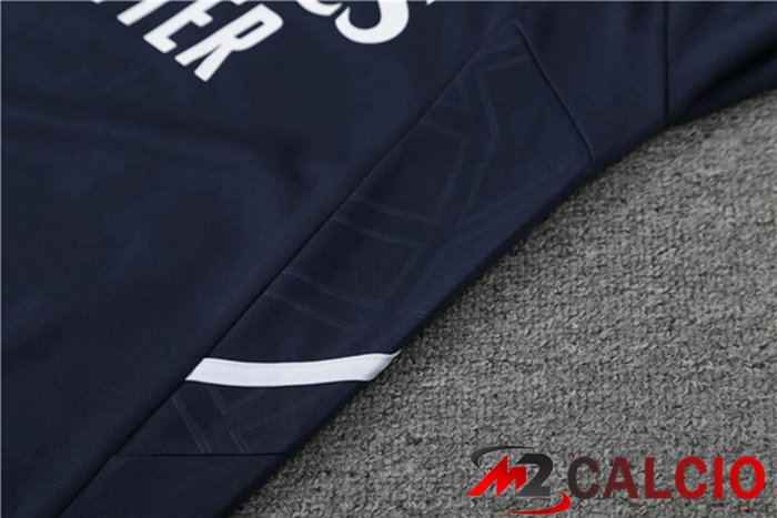 Insieme Tuta Calcio Real Madrid Collo alto Blu Reale 2023/2024