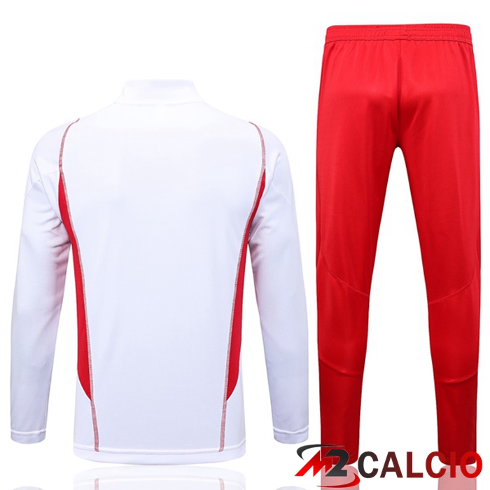 Insieme Tuta Calcio Flamengo Bianco 2023/2024
