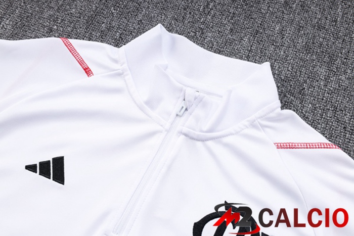 Insieme Tuta Calcio Flamengo Bianco 2023/2024