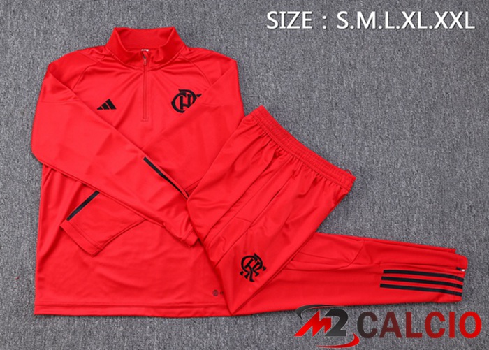 Insieme Tuta Calcio Flamengo Rosso 2023/2024