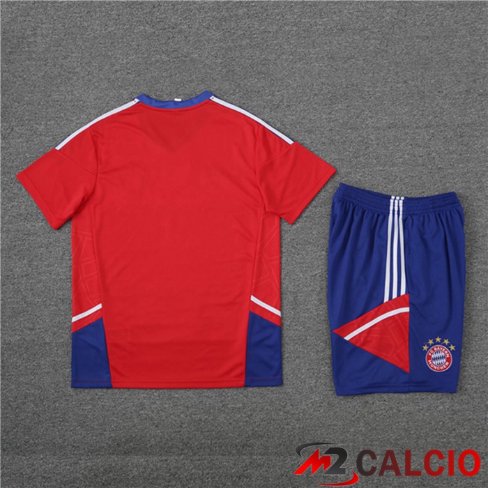 T Shirt Allenamento Bayern Monaco + Pantaloncini Rosso 2023/2024