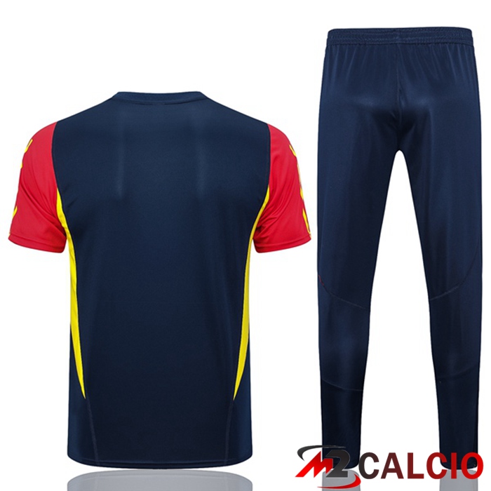 T Shirt Allenamento Spagna + Pantaloni Blu Reale 2023/2024